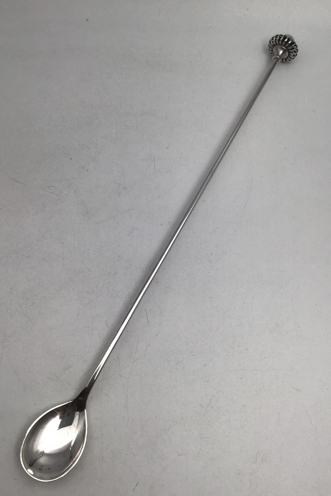 Cohr Sterling Silver Ornamental Drinks / Mixing Spoon