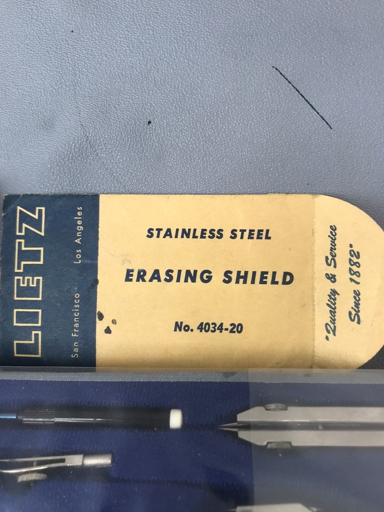 Vintage LEITZ Co. Fine Drawing Instruments Drafting Tool Set Complete 3015-32