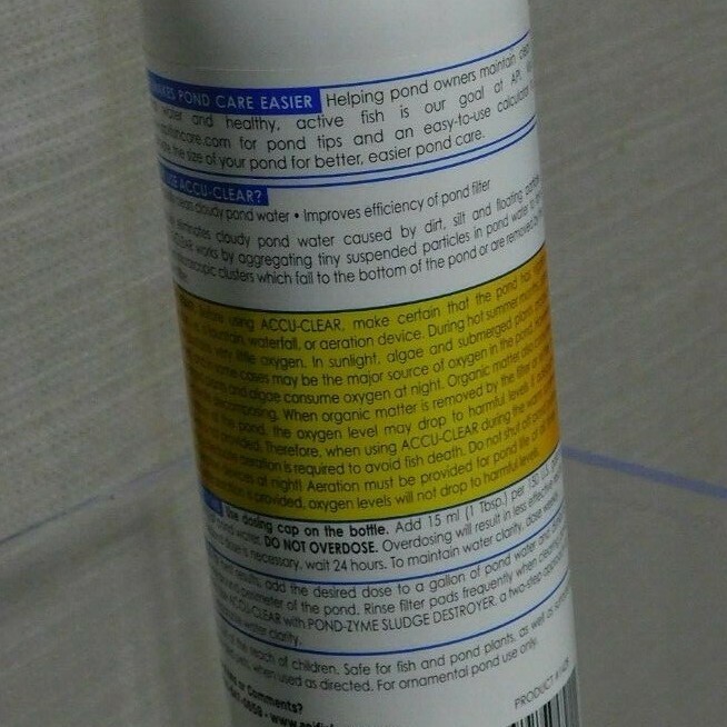 API POND ACCU-CLEAR BY MARS 16 FL. OZ