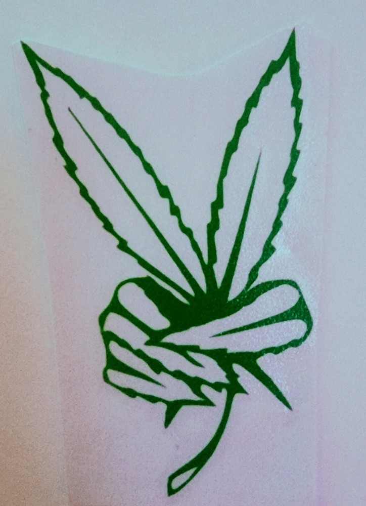 Hippie Peace Sign Decal , Handmade