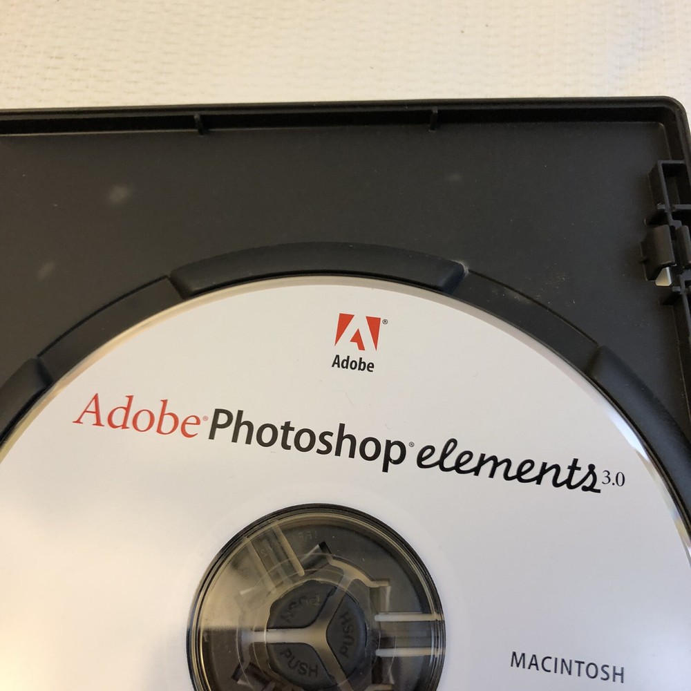 Adobe Premier Elements 3.0 PC 2004 1 Disc + Serial Code Number Macintosh Version
