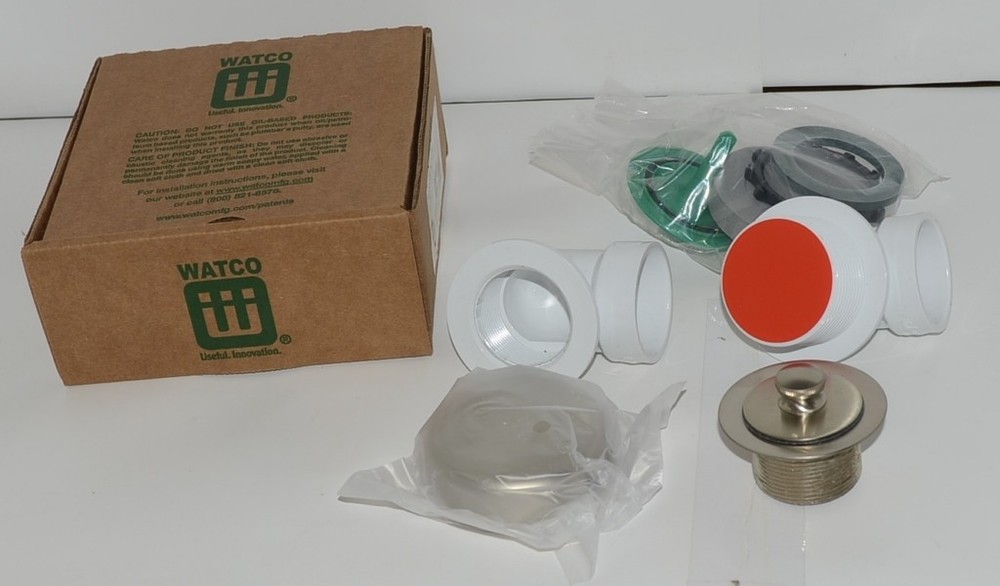 Watco 901 PP PVC BN Brushed Nickel Innovator Push Pull Half Kit Schedule 40