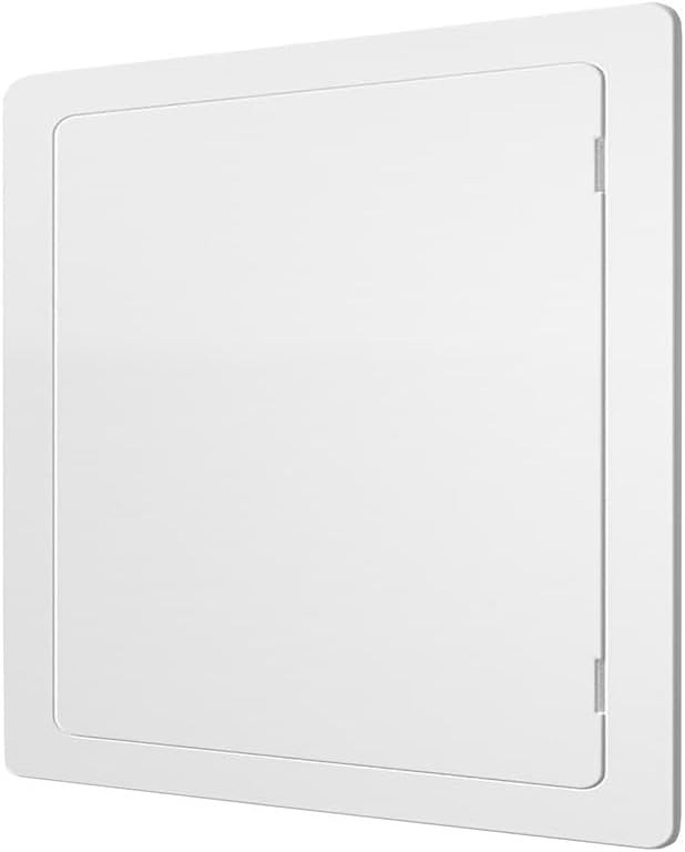18x18 Access Panel - Wall Hole Cover - White Plastic