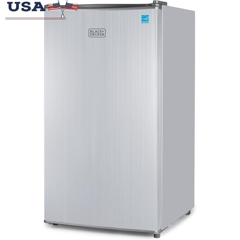 Compact Refrigerator W/ Freezer Energy Efficient Mini Fridge Dorm Office Bar New
