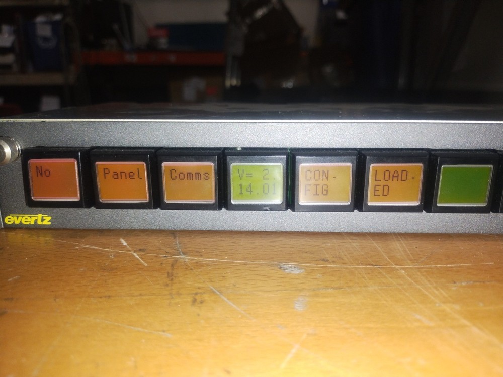 Evertz Quartz CP-1000E Intelligent Router Control Panel