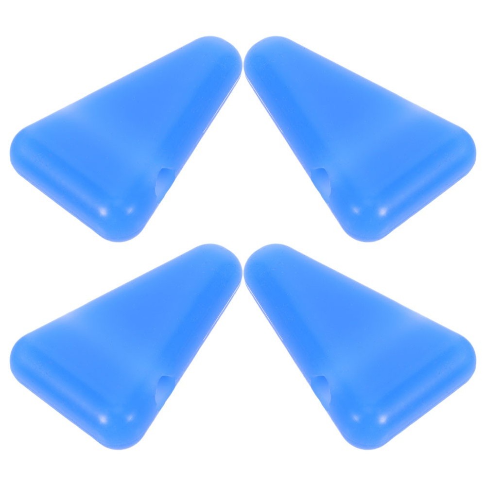 4 Pcs Tuning Fork Replace Supply Accessories Stand Triangle Silicone Base