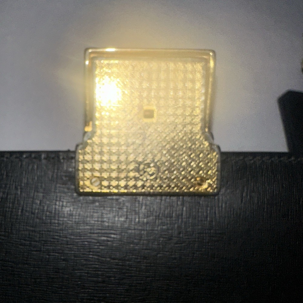 Dolce & Gabbana Men’s Black Briefcase/Document Case Top Handle Push Lock