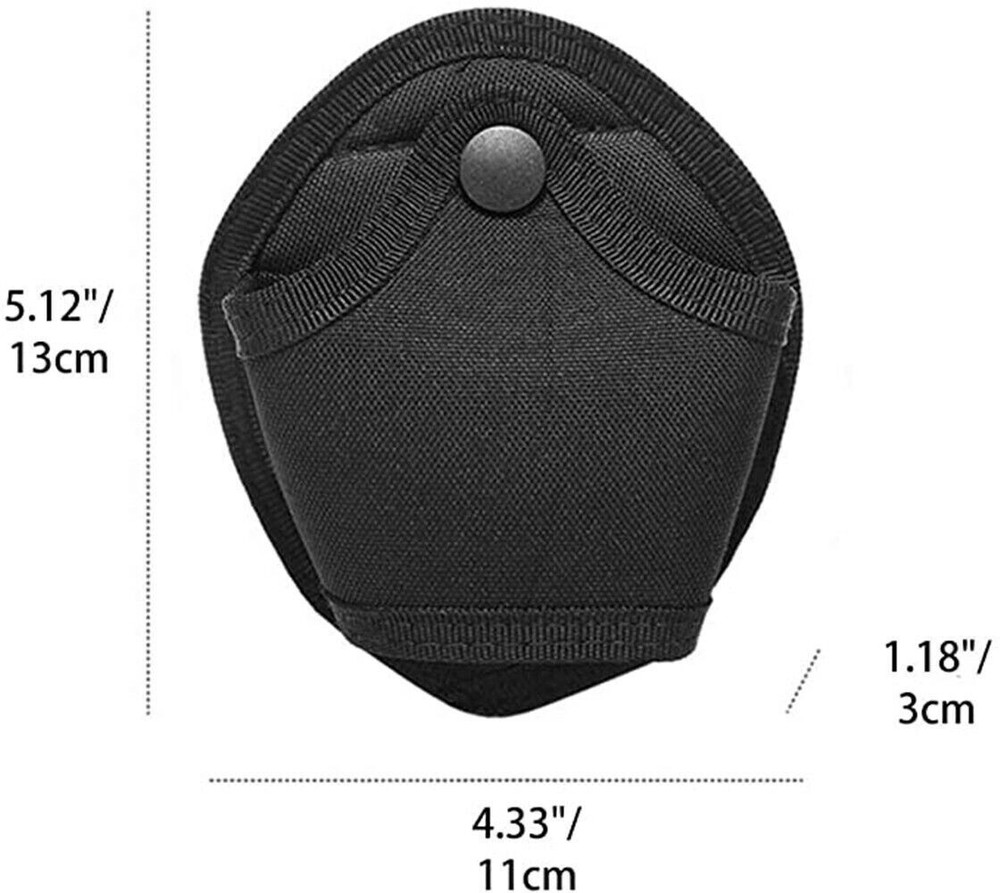 2 Pack Handcuff Case Nylon Open Top Handcuff Holder Pouch 2 Pack
