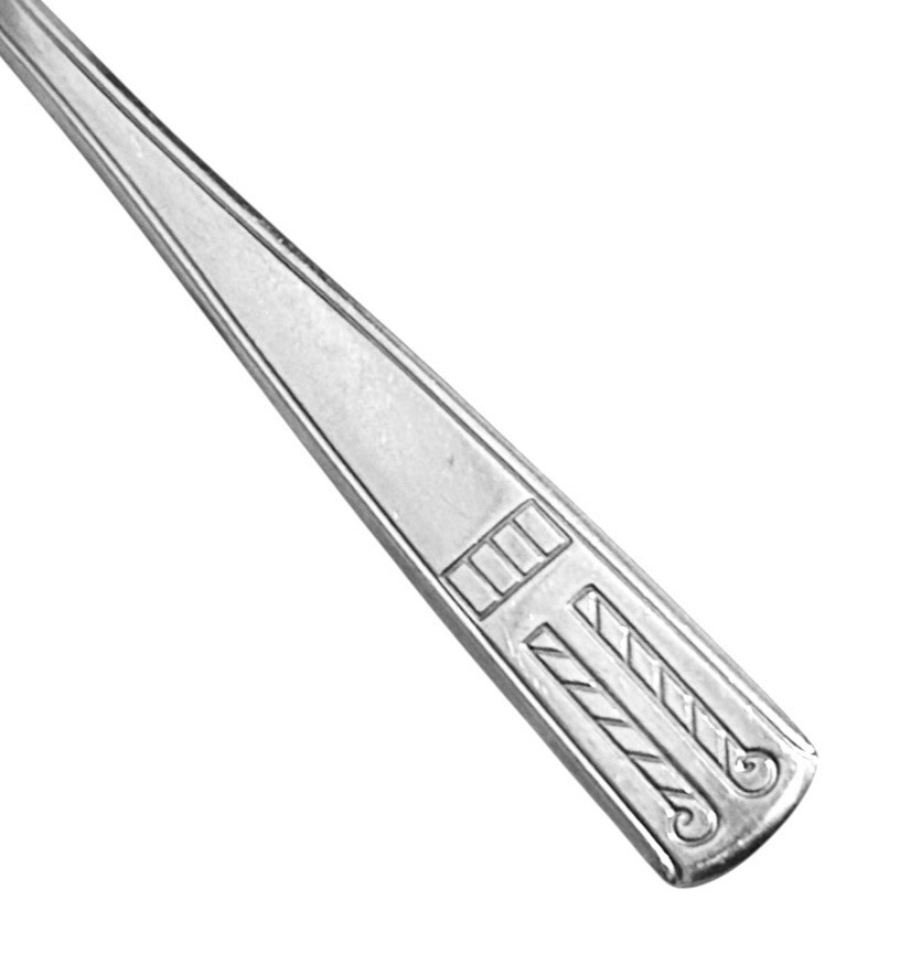 Providence ELEGANCE Stainless Silverware Geometric Glossy Flatware Dinner Fork