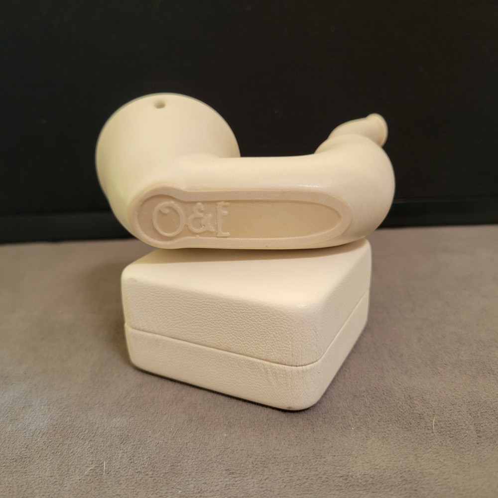 Oak And Earth Creations Sherlock Pipe 4" NEW WHITE O&E
