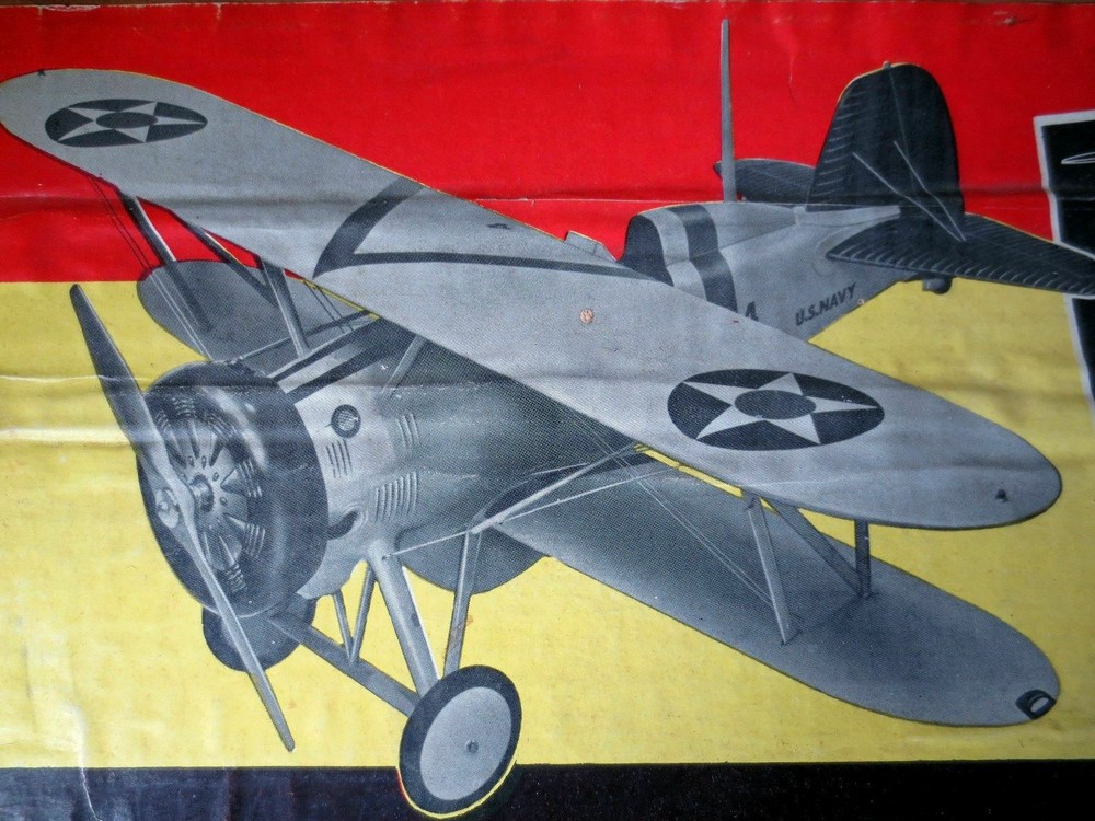 BOEING F4B-4 PLANS + SCALE DOCUMENTATION + Patterns to Build UC Model Airplanes
