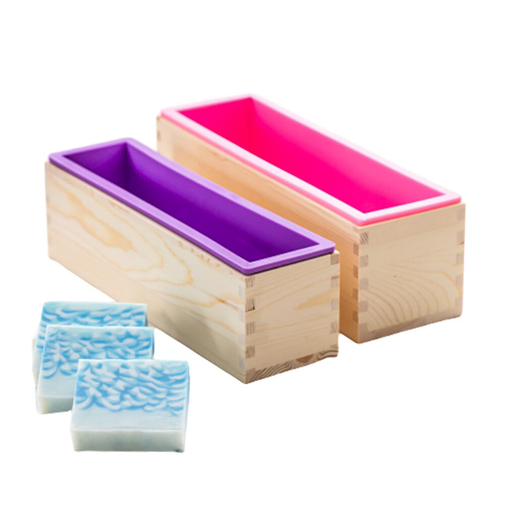 Large Rectangular Soap Mold Loaf Swirl Making Tool DIY Handmade Rendering Mould