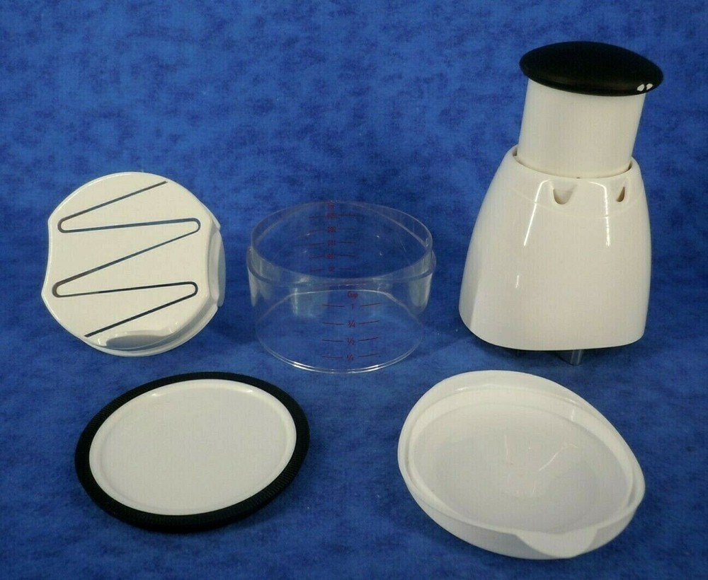 OXO Chopper Handheld Complete White Clear Black