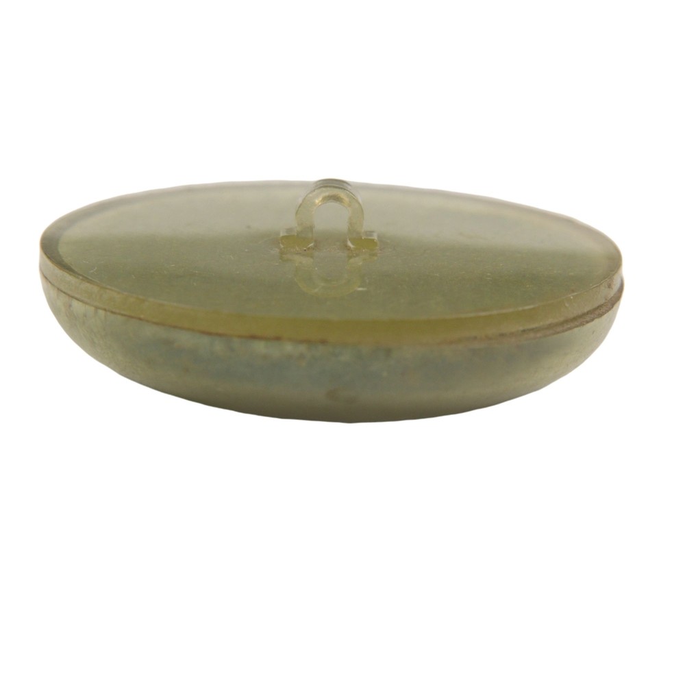 Vintage Celluloid Wool Felt Incased Button 1 5/8"
