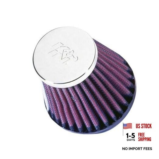 High-Flow Original Lifetime Universal Clamp-On Air Filter: High Performance,