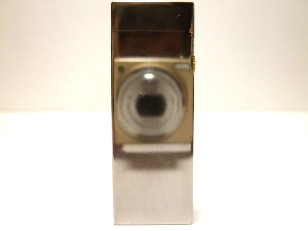 Overhauled Dunhill Rollagas lighter Silver Gold with box