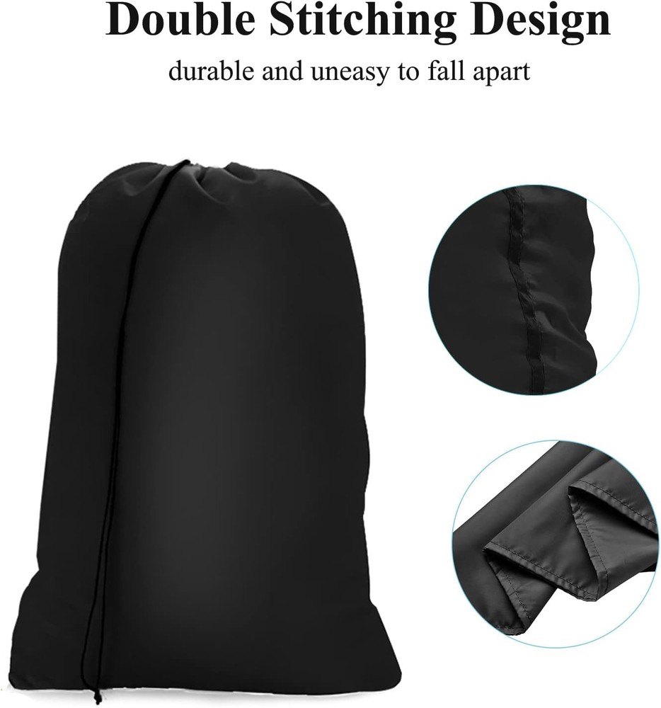 Medium Laundry Bag Heavy Duty Drawstring Travel and Storage