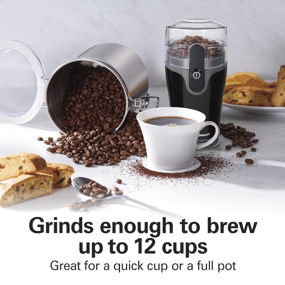 Hamilton Beach Fresh Grind Electric Coffee Grinder Black
