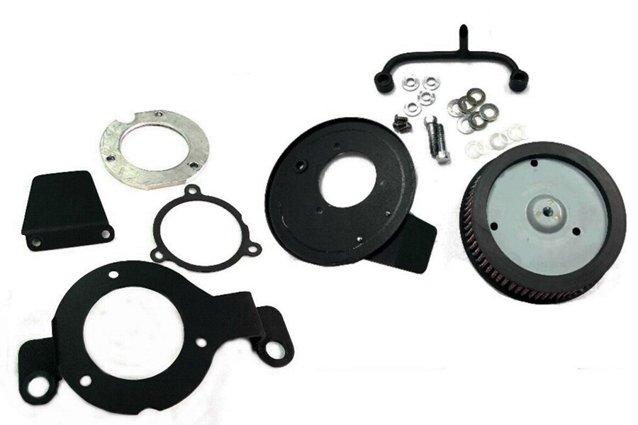 M8 Air Cleaner Kit Black fits Harley Davidson