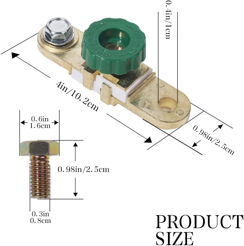 Side Post Car Battery Disconnect Switch，Car Terminal Link Quick...