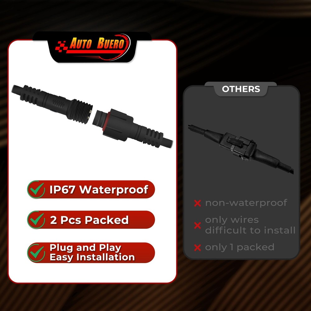 12 Pods Pure White LED Rock Lights Kit with Switch Wiring Harness,6500K 324 L...