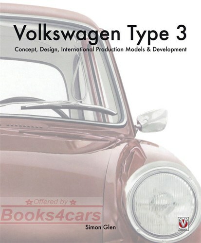 TYPE 3 VOLKSWAGEN 1600 1500 BOOK GLEN SIMON