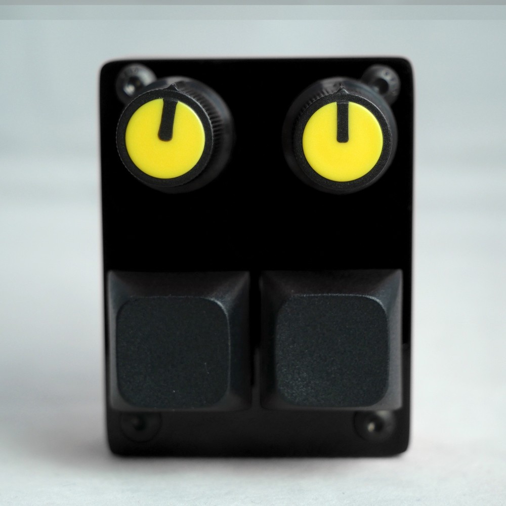 madMidiMini Compact Midi Controller with 2 Note Buttons 2 Potentiometers and LED