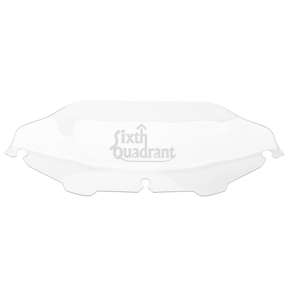 8" Clear Wave Windscreen Windshield For Harley Touring Electra Glide 1996-2013