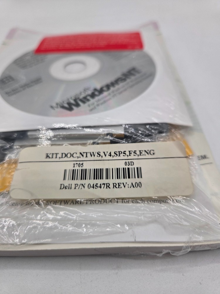 NEW Microsoft Windows NT 4.0 Workstation CD & Floppy Disc - Dell PC (READ BELOW)