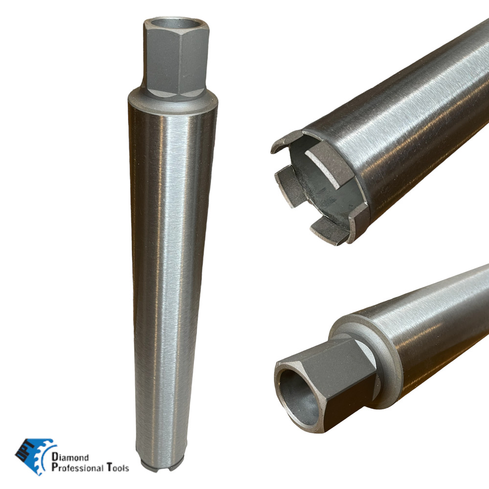 2-1/2" Wet Diamond Core Drill Bits Cut Concrete Asphalt Bricks 1-1/4-7 Threa