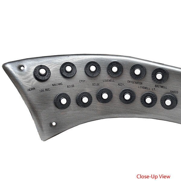 Crestliner Boat Dash Panel Set 2006181 | Switch Gauge Horn (Kit)