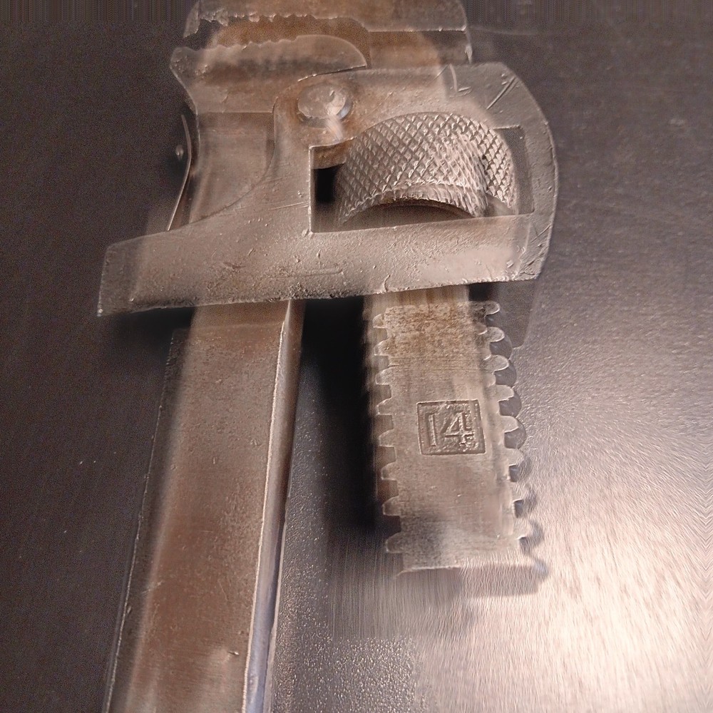 Vintage J C Danielson 10" Pipe Wrench