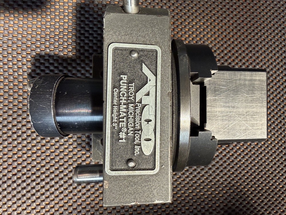 Atco Punch-Mate #1, Center Height 3", w/ Harig Case