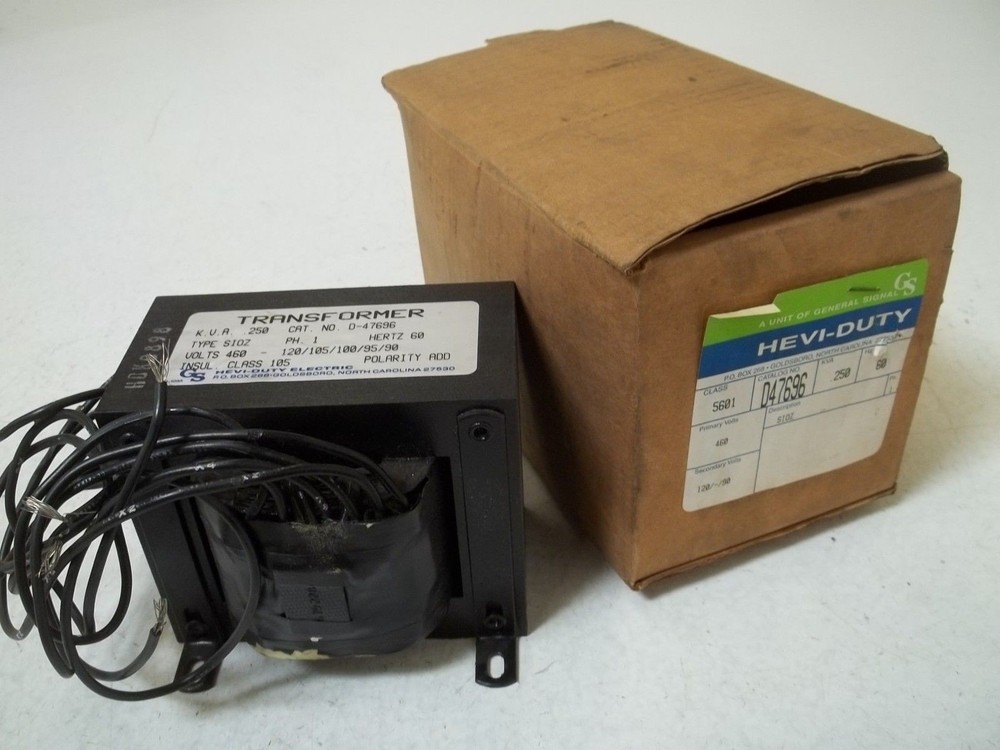 HEVI-DUTY D47696 TRANSFORMER NSMP