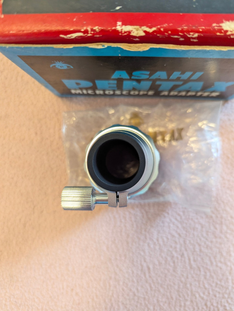 Asahi Optical Co Ltd Japan Pentax Microscope Adapter w/Box