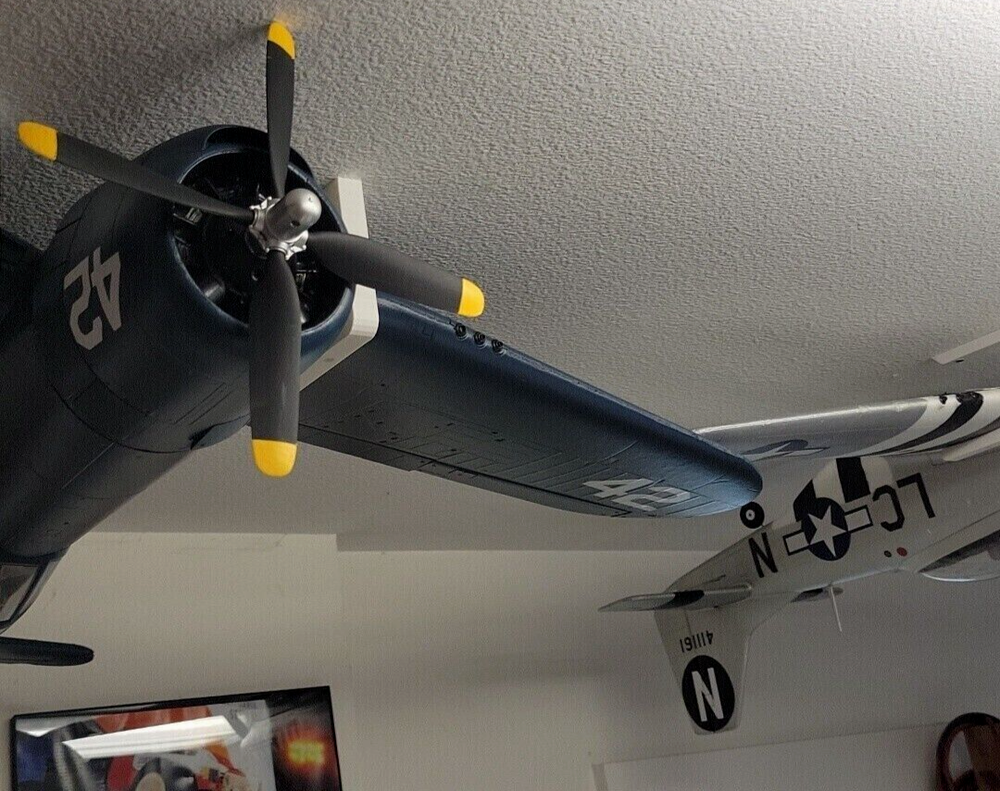 RC Airplane Hanger Ceiling Mount Wall Bracket for Hanging Medium & Large Planes