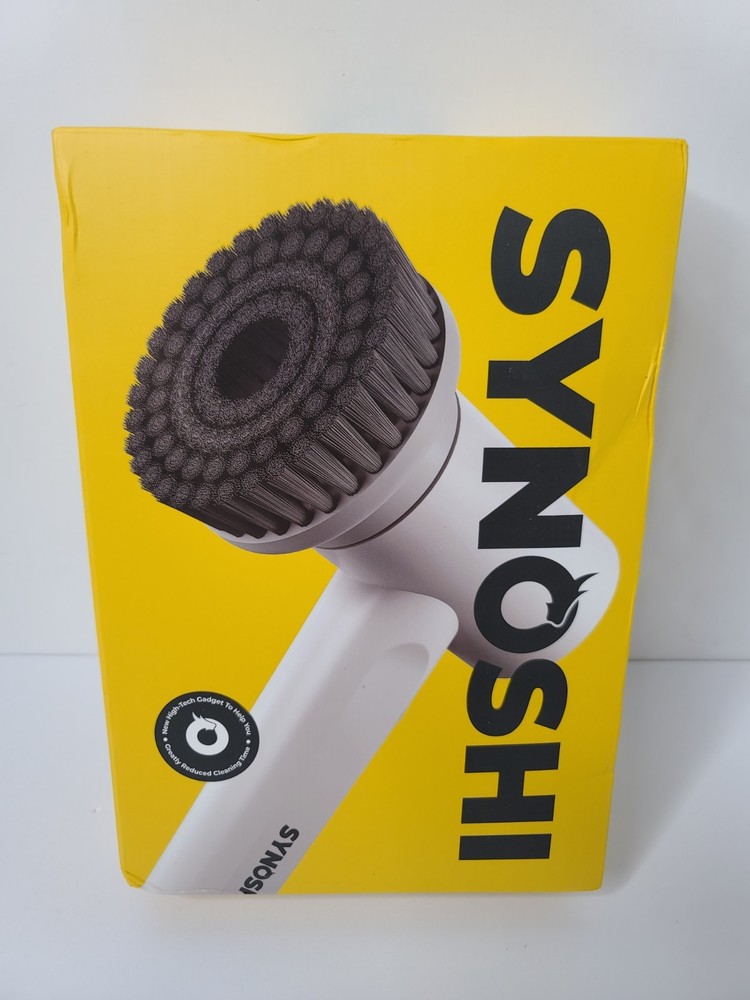 Synoshi Power Spin Scrubber Cleaning Brush Rechargeable New
