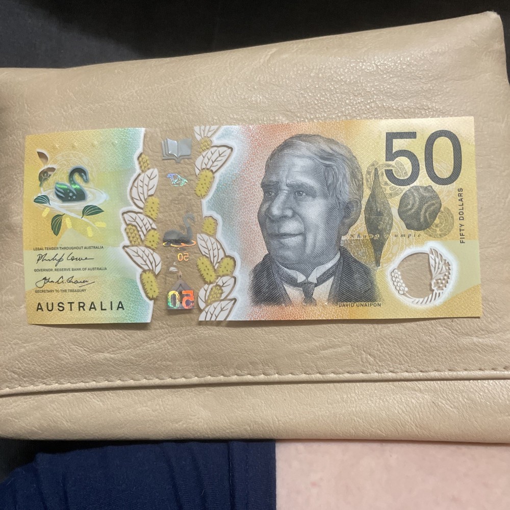 FIRST PREFIX - 2018 $50 Banknotes- New Generation AA18