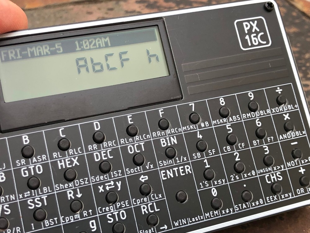 PX16C a HP-16C Computer Scientist Calculator Fully Assembled