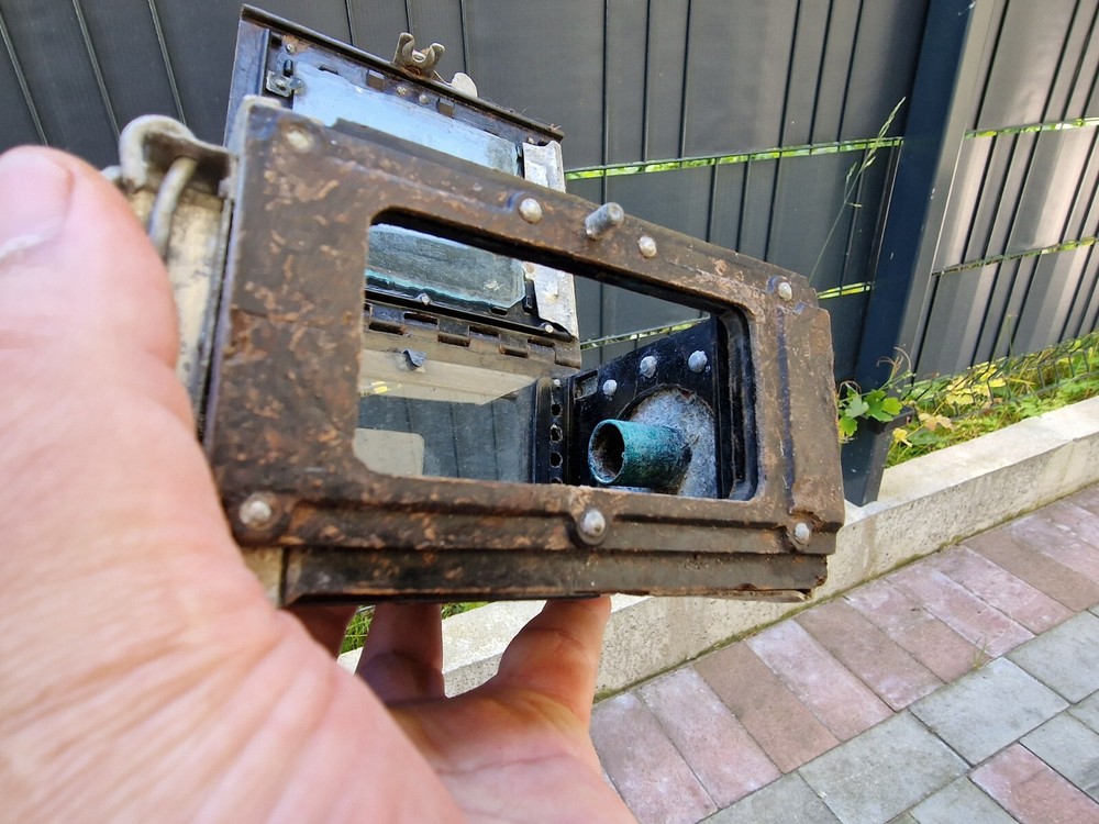 WW2 Original German Carbide Bakelite Lantern From The German Bunker.