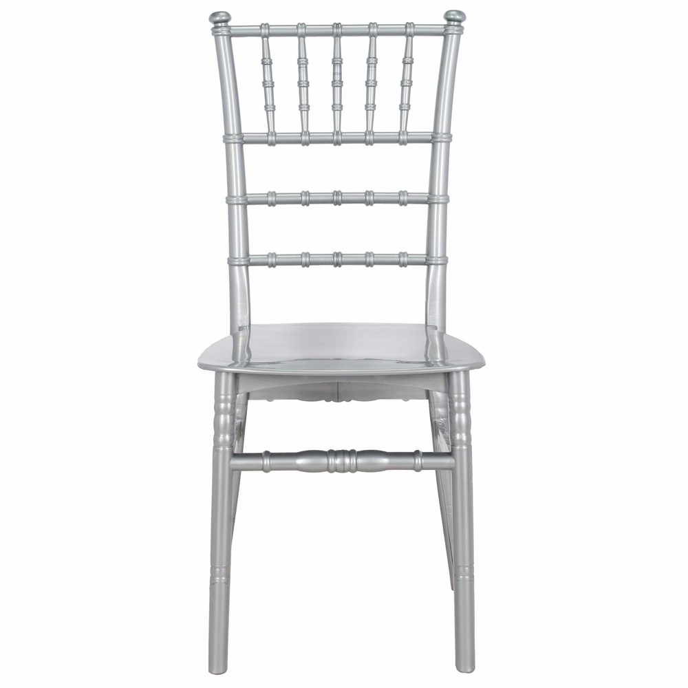 Silver BasicResin™ Chiavari Chair by Chivari