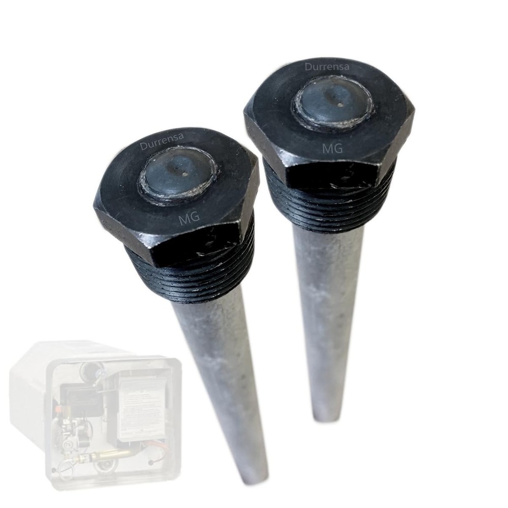 RV Water Heater Anode Rod - 2-Pack, Anode Rod for Hot Water Heater, Magnesium