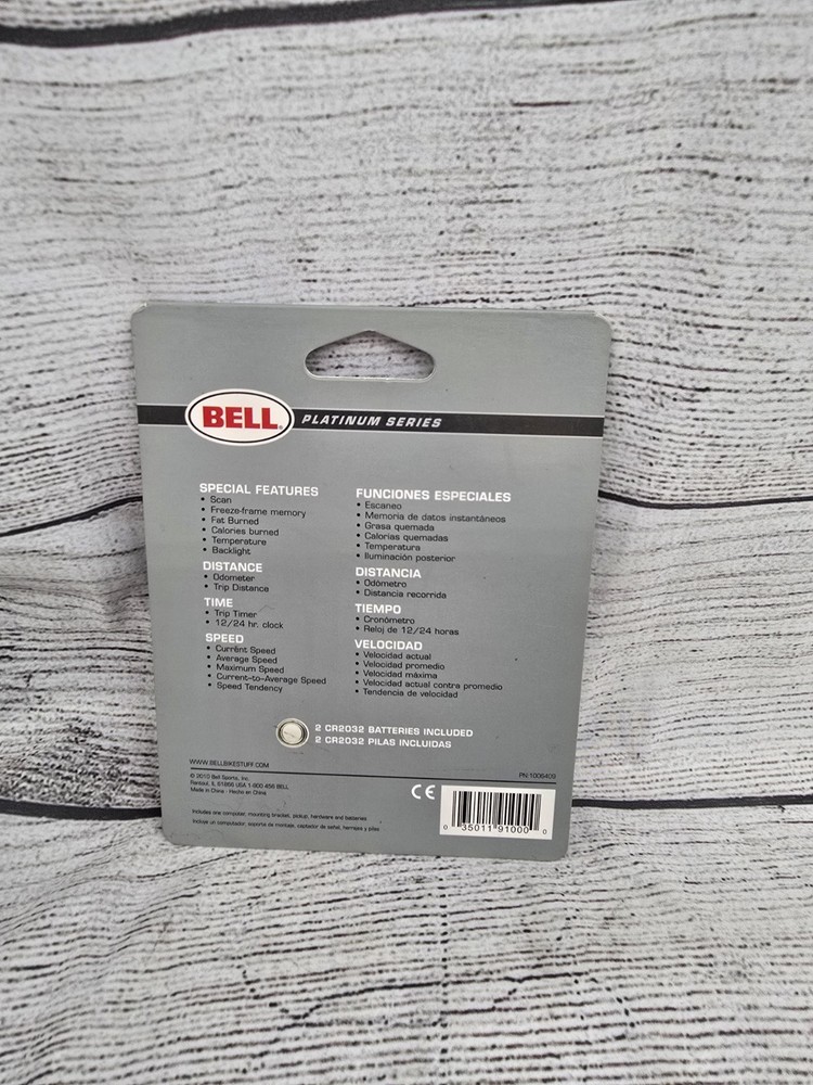 Bell Platinum Series Wireless Cyclocomputer 15 Function Bike Speedometer New