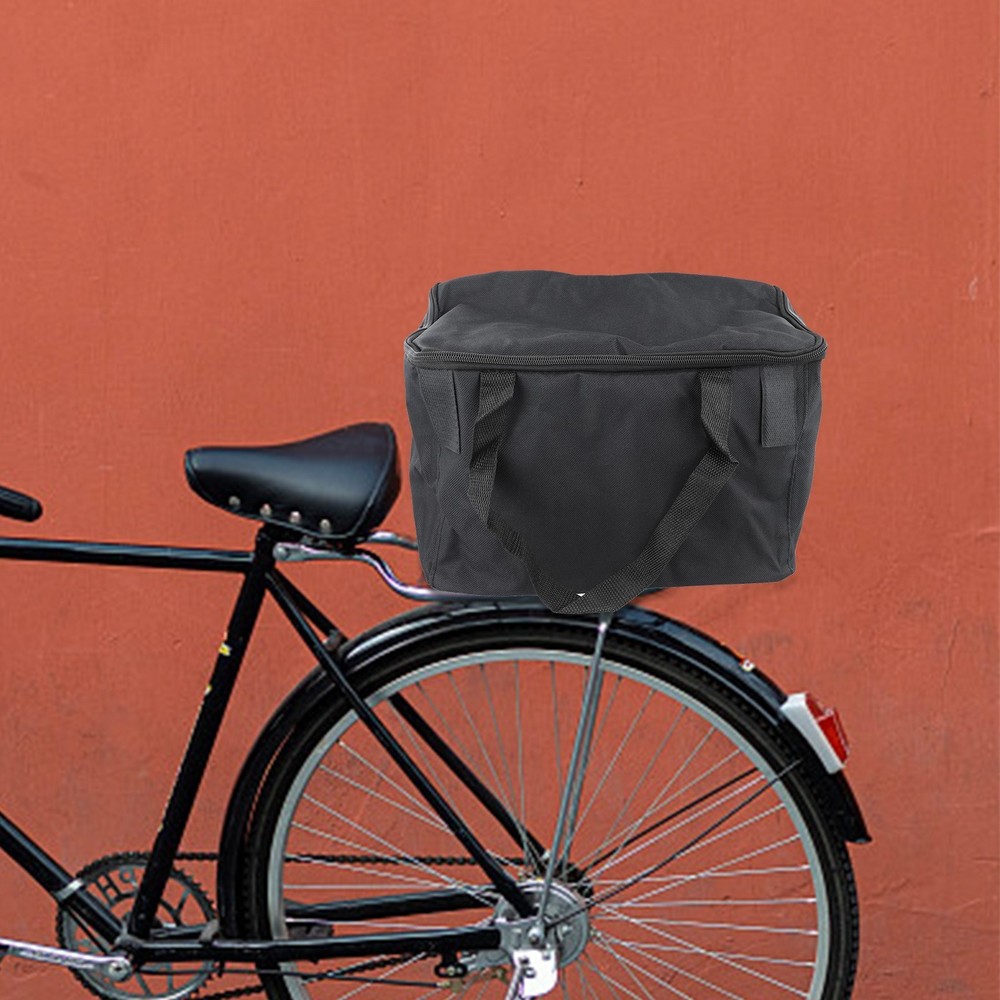 Bicycle Basket Inner Bag Secure and Convenient Storage Solution in Black