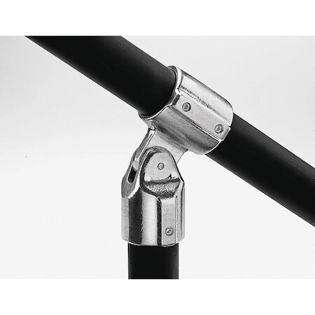 Hollaender 17-8 Structural Pipe Fitting, Adjustable Elbow/Tee, Aluminum, 1.5 In