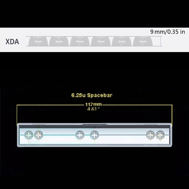 XDA Height Gaming Keyboard Keycaps 128PCS for Programmer Mechanical Keyboards