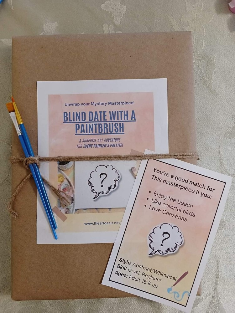 Blind Date With A Paint Brush Art Kit