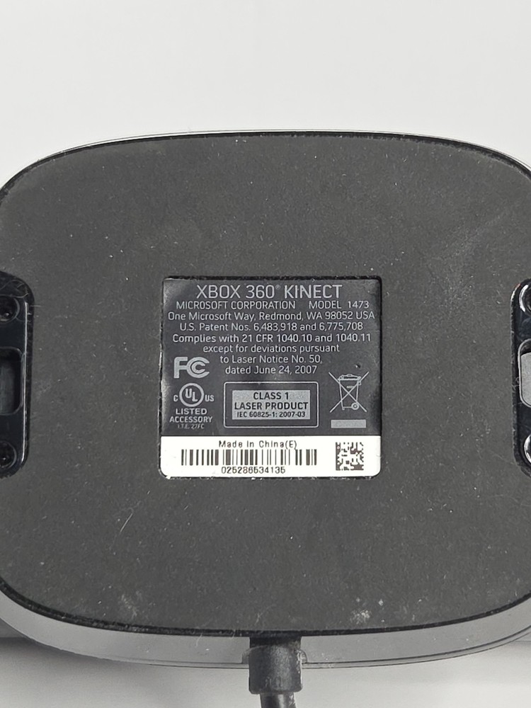 Microsoft Xbox 360 Kinect Sensor Model 1473 ~ Motion Camera ~ Untested