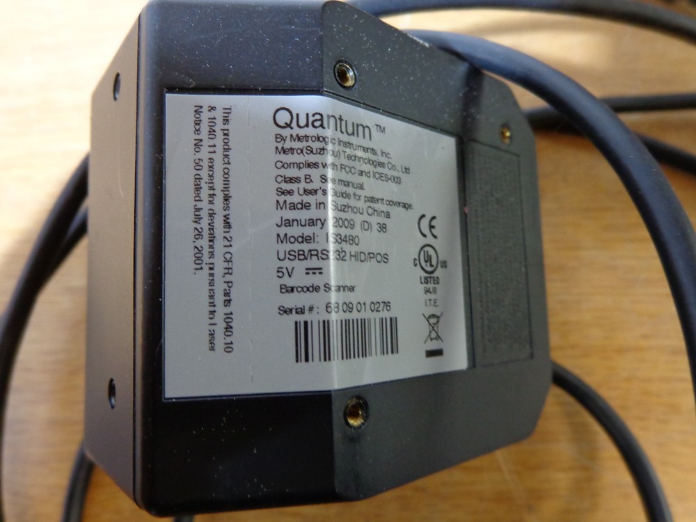 Metrologic Quantum IS3480 USB Barcode Scanner IS3480-38
