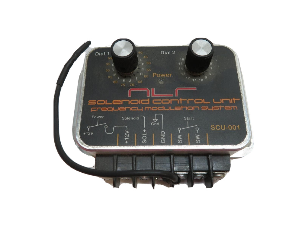 NLR SOLENOID CONTROL UNIT SCU-001 FREQUENCY MODULATION SYSTEM 2 DIALS